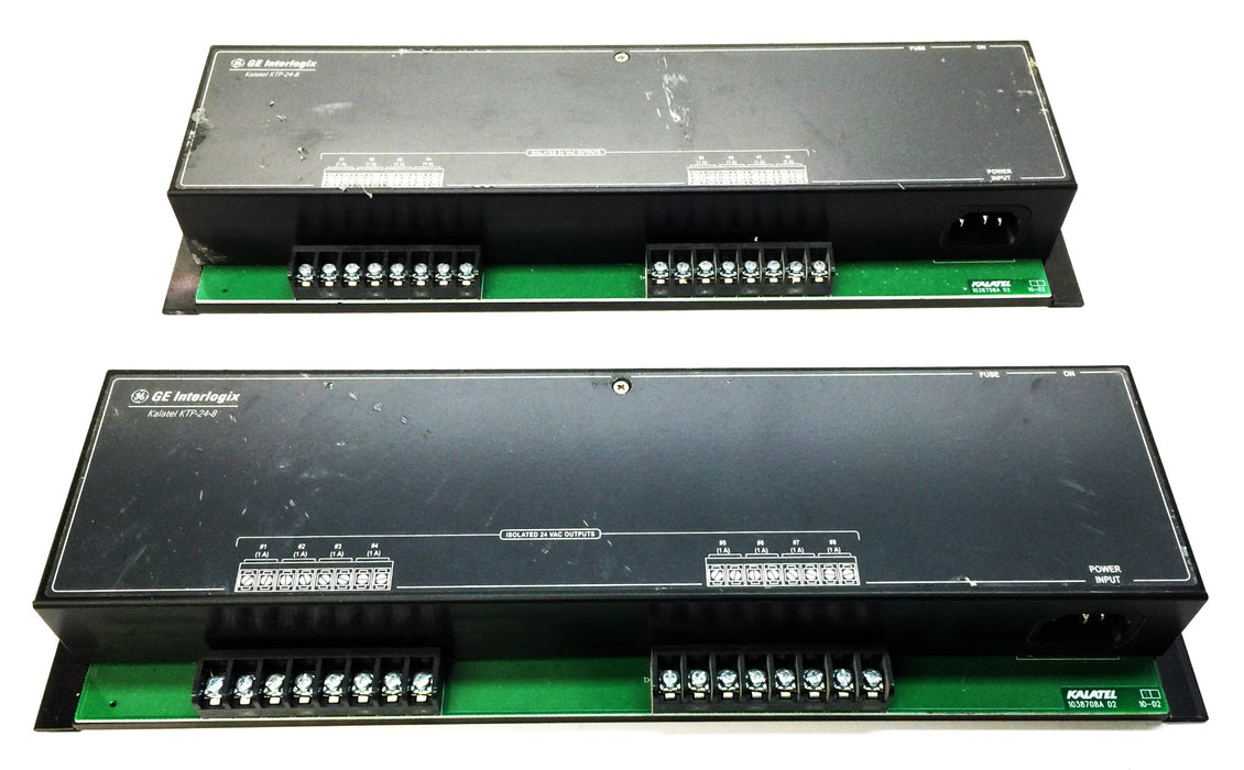 GE Interlogix Kalatel 24VAC Power Supply KTP-24-8 (Untested) [Lot of 2] USED