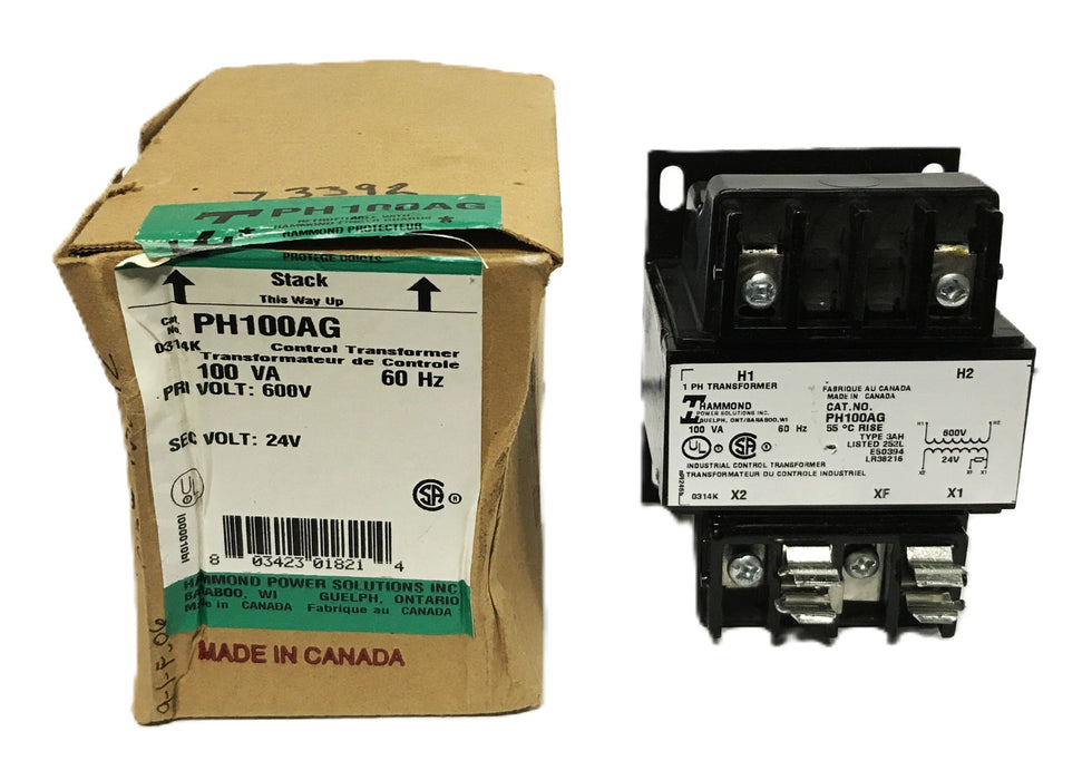 Hammond Control Transformer PH100AG NOS