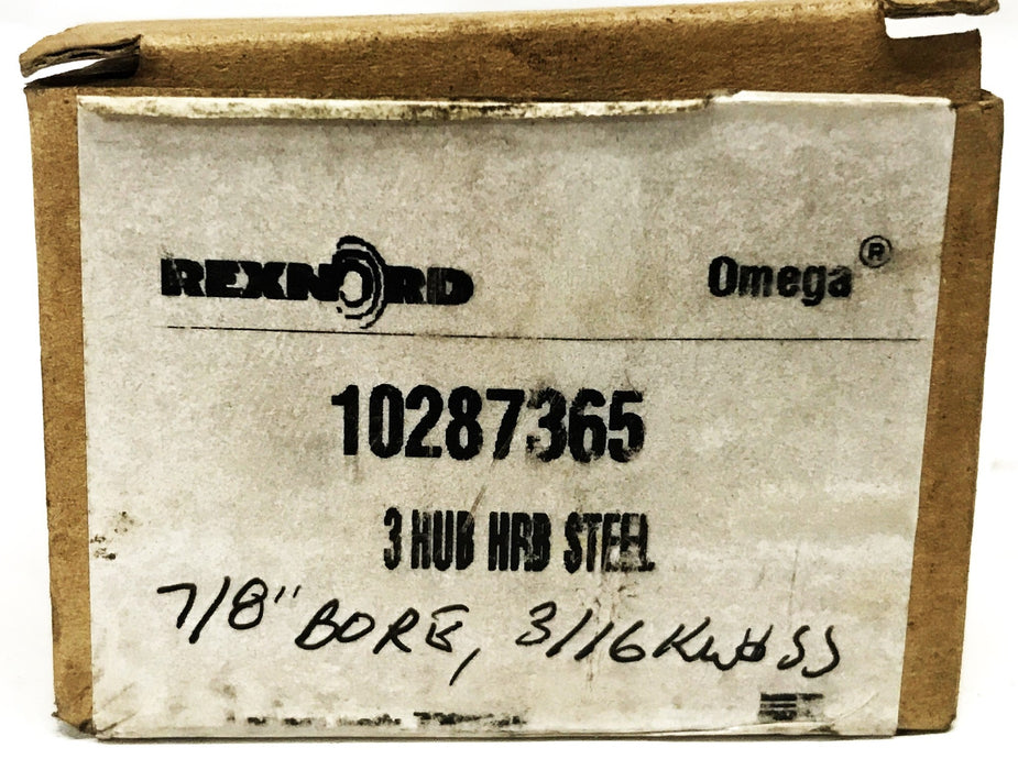 Rexnord 7/8 inch Bore 3HRB Steel Hub 10287365 NOS