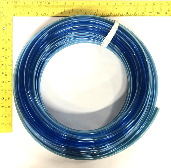 SMC Approximate 60 Foot 1/2 Inch A.BK2 Blue Polyurethane Tubing TIUB13 NOS