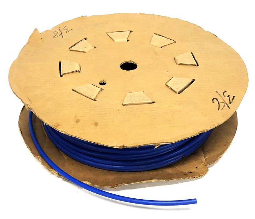 Nycoil 230 Foot 3/8 Inch OD .062 Wall Blue Polyethylene Tubing U01O58 PE NOS