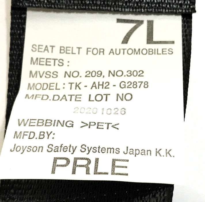 Nissan Joyson Belt Assy-Tongue Pretensioner Front LH TK-AH2-G2878 NOS
