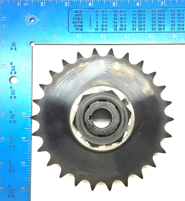 Peer 3/4" Bore 26-Tooth Torque Limiter w/PC50A26H Roller Chain Sprocket USED