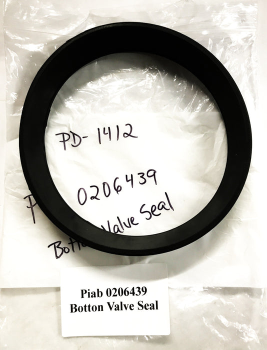 Piab Vacuum Bottom Valve Seal 0206439 NOS