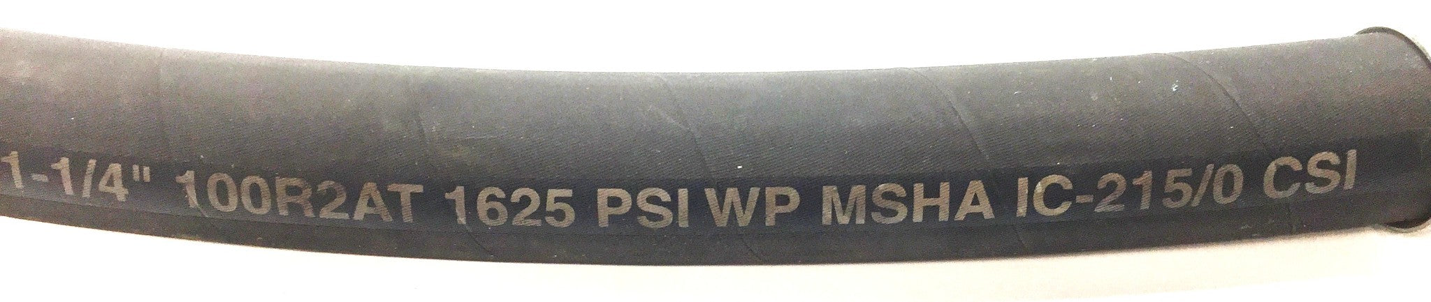 Unbranded 1-1/4" 100R2AT 1625 PSI WP MSHA IC-215/0 CSI Hydraulic Hose NOS