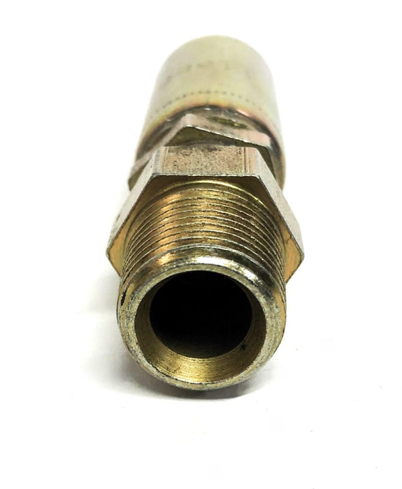 Parker Parflex Permanent Male NPTF Pipe Swivel Straight 11355-8-8 NOS
