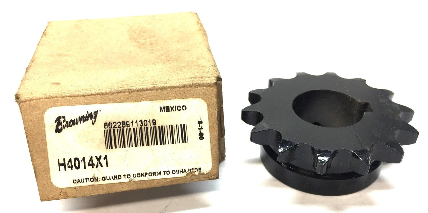 Browning 14-Tooth Roller Chain Sprocket w/ Set Screw H4014X1 NOS
