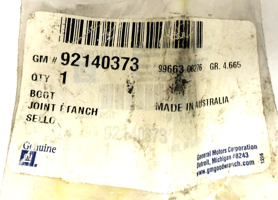 GM OEM Caliper Boot 92140373 NOS