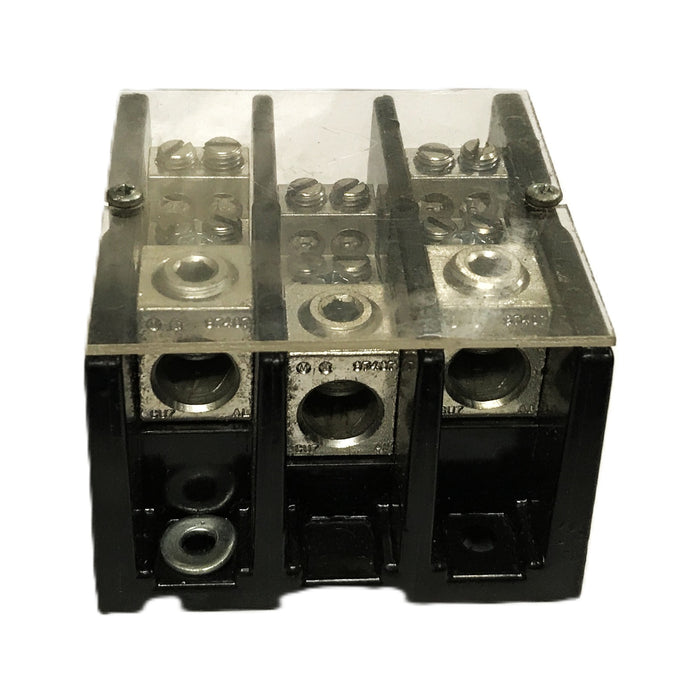 Marathon 3-Pole Power Distribution Block 1423570 [Lot of 2] USED