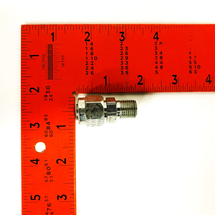 Lenz 1/4 inch Male x 3/8 inch Female Hydraulic Swivel Adapter [Lot of 4] NOS