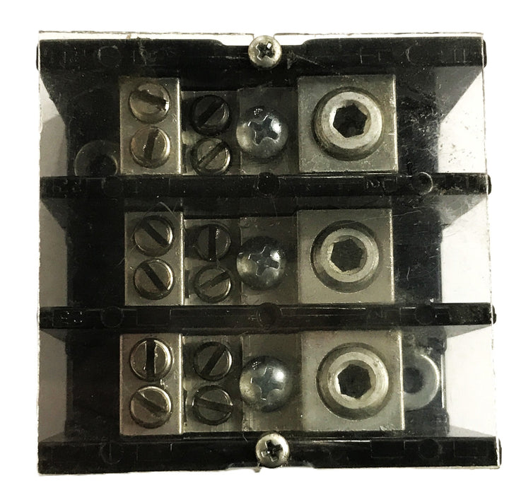 Marathon 3-Pole Power Distribution Block 1423570 [Lot of 2] USED