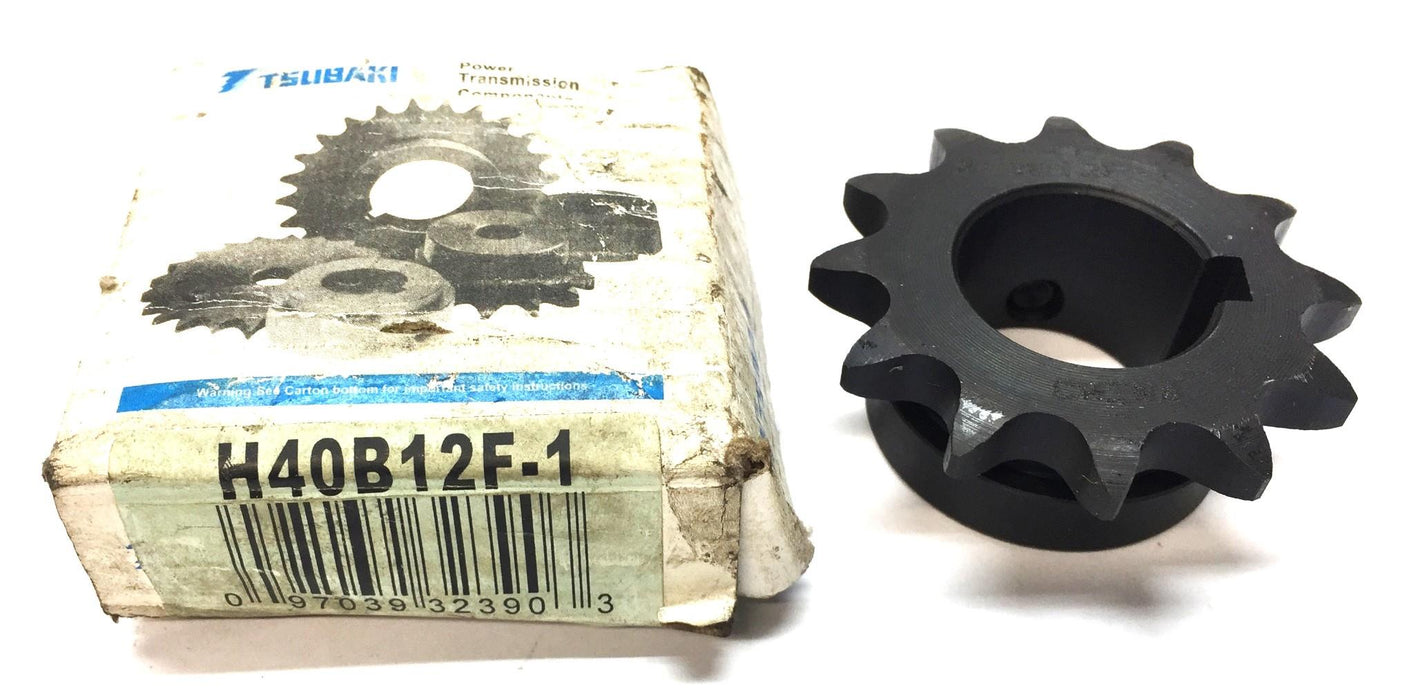 Tsubaki Roller Chain Sprocket w/ Set Screw H40B12F-1 NOS