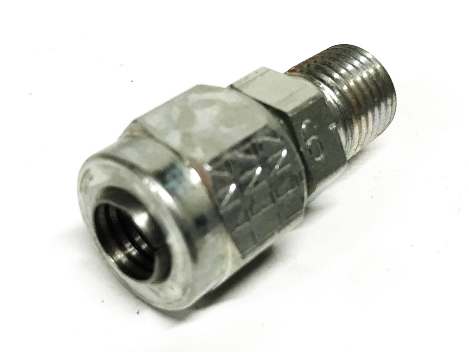Lenz 1/4 inch Male x 3/8 inch Female Hydraulic Swivel Adapter [Lot of 4] NOS