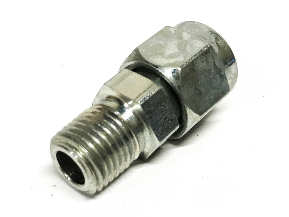 Lenz 1/4 inch Male x 3/8 inch Female Hydraulic Swivel Adapter [Lot of 4] NOS
