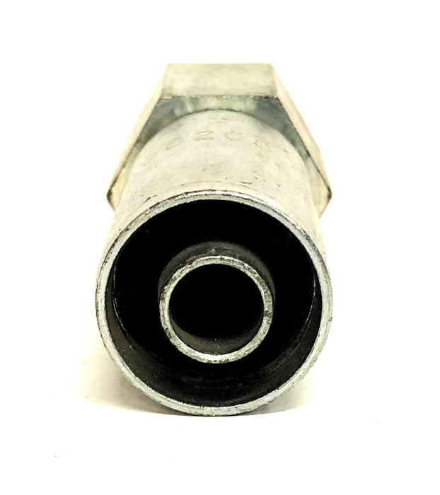 Unbranded 1 Inch Permanent Female Swage Straight Hose Fitting 3903-08208 NOS