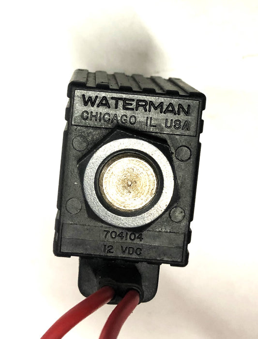 Waterman 12VDC Starter Coil Solenoid 704104 USED