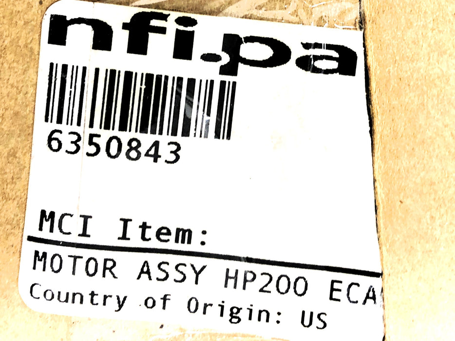Sprague Devices Wiper Motor Assembly AE21-13002-2 NOS