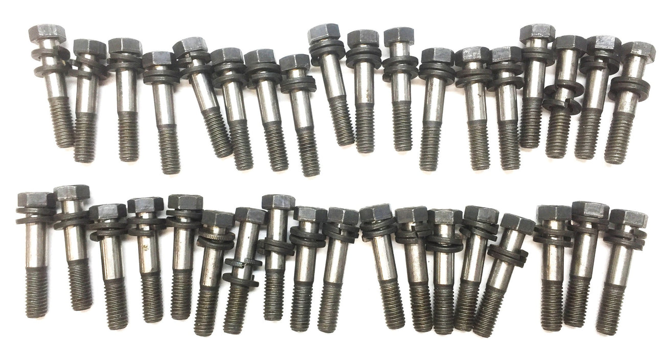 CP M10x27mm Steel Hex Head Bolt with Split-Lock Washer (2) [Lot of 36] NOS
