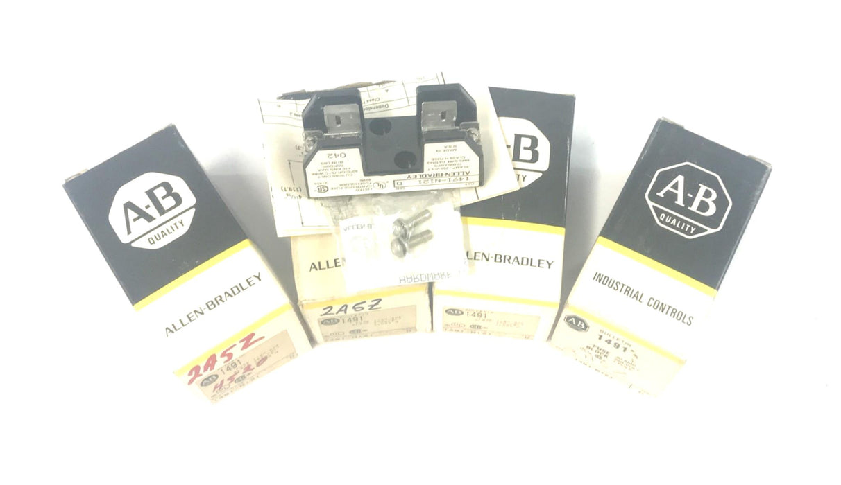 Allen-Bradley Fuse Block Series D 1491-N121 [Lot of 4] NOS