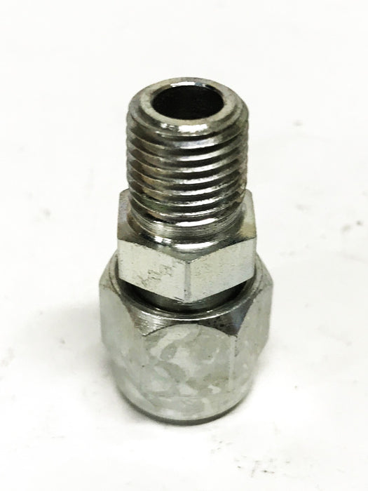 Lenz 1/4 inch Male x 3/8 inch Female Hydraulic Swivel Adapter [Lot of 4] NOS