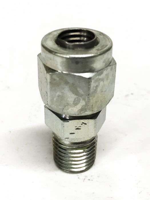 Lenz 1/4 inch Male x 3/8 inch Female Hydraulic Swivel Adapter [Lot of 4] NOS