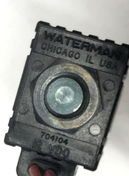 Waterman Starter Coil Solenoid 12VDC 704104 USED
