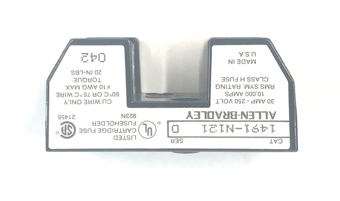 Allen-Bradley Fuse Block Series D 1491-N121 [Lot of 4] NOS