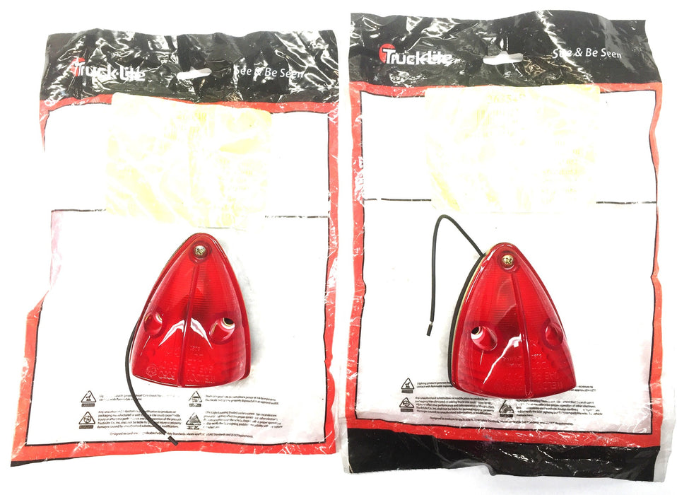 Truck-Lite One-Wire Marker Red Lens Assembly 26354R [Lot of 2] NOS