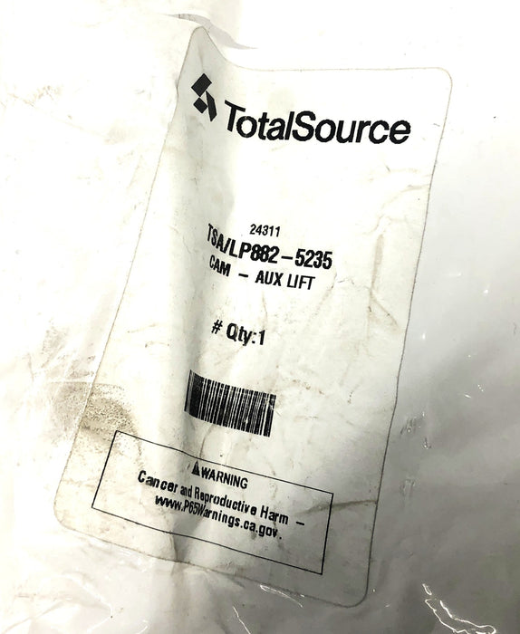 Total Source Aux Lift Cam LP882-5235 NOS