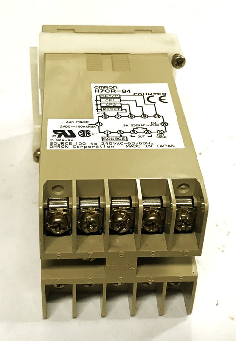 Omron Digital Counter H7CR-B4 NOS