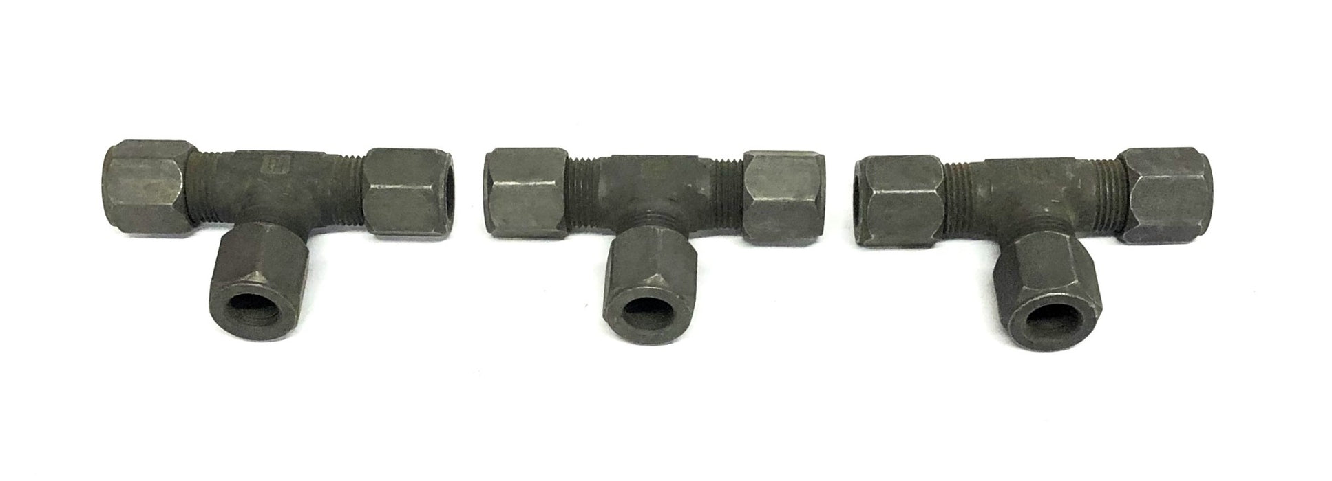 Parker  8BU Union Tee Fitting Male S75 [Lot of 3] NOS