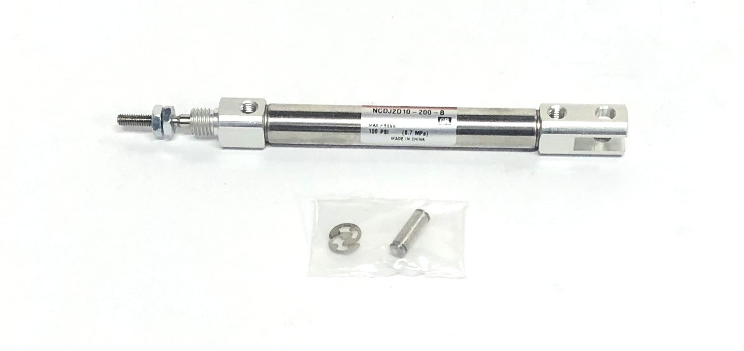 SMC Max Pressure 100PSI BVL Cylinder With Hardware NCDJ2D10-200-B NOS
