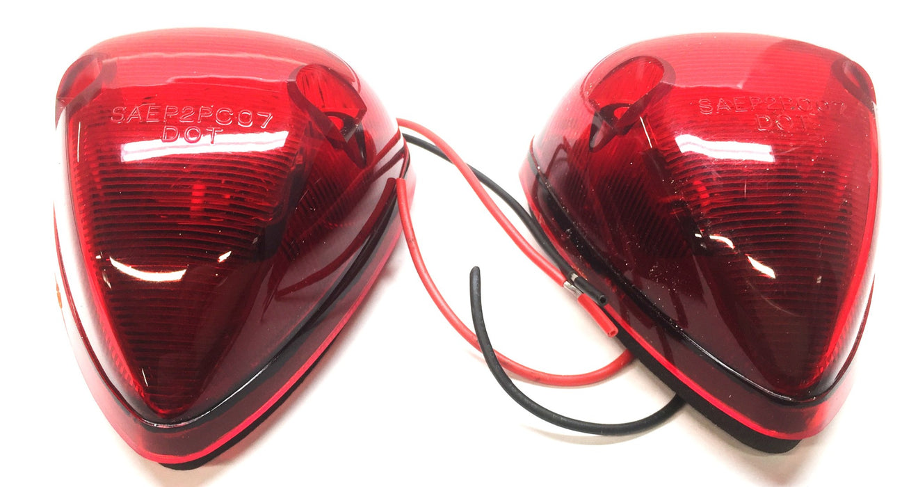 Unbranded Two-Wire Marker Red Lens Assembly 5060-7000-10 [Lot of 2] NOS
