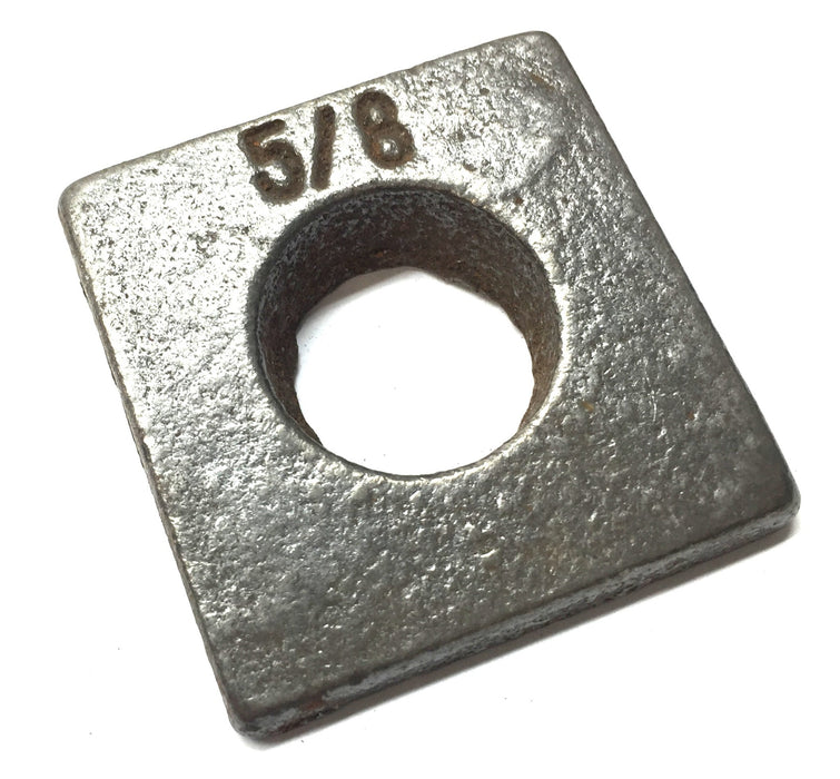 Unbranded 5/8" Screw Size Malleable Iron Square Bevel Washer Pack (23pcs) NOS