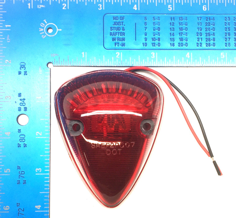 Unbranded Two-Wire Marker Red Lens Assembly 5060-7000-10 [Lot of 2] NOS