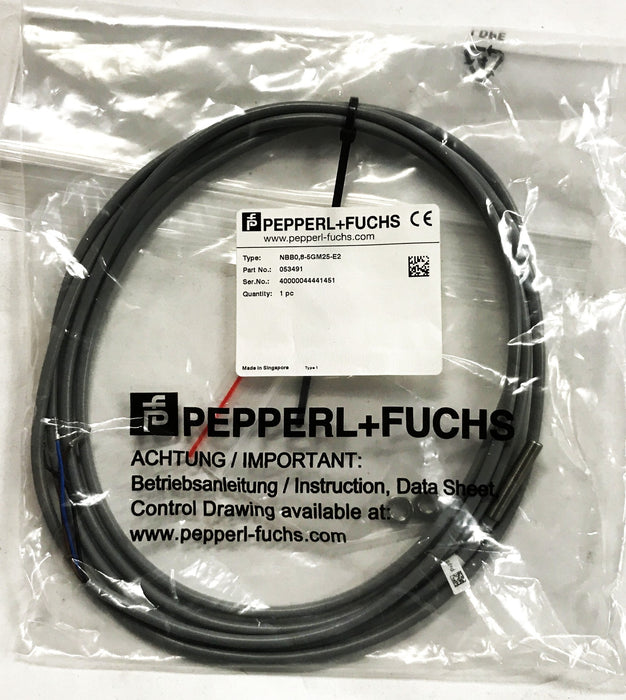 Pepperl Fuchs Inductive Proximity Sensor 053491 NOS