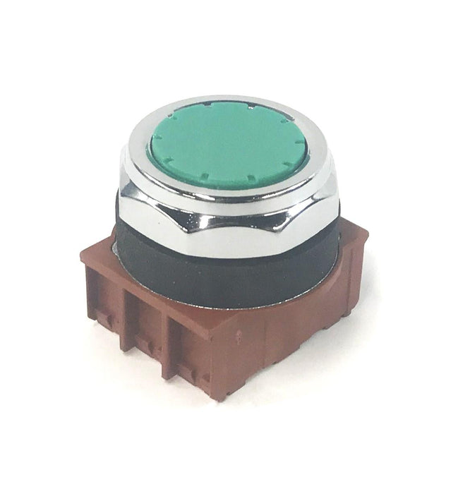 Siemens Pushbutton Switch 30mm Flush Green 3SB03-PFG NOS
