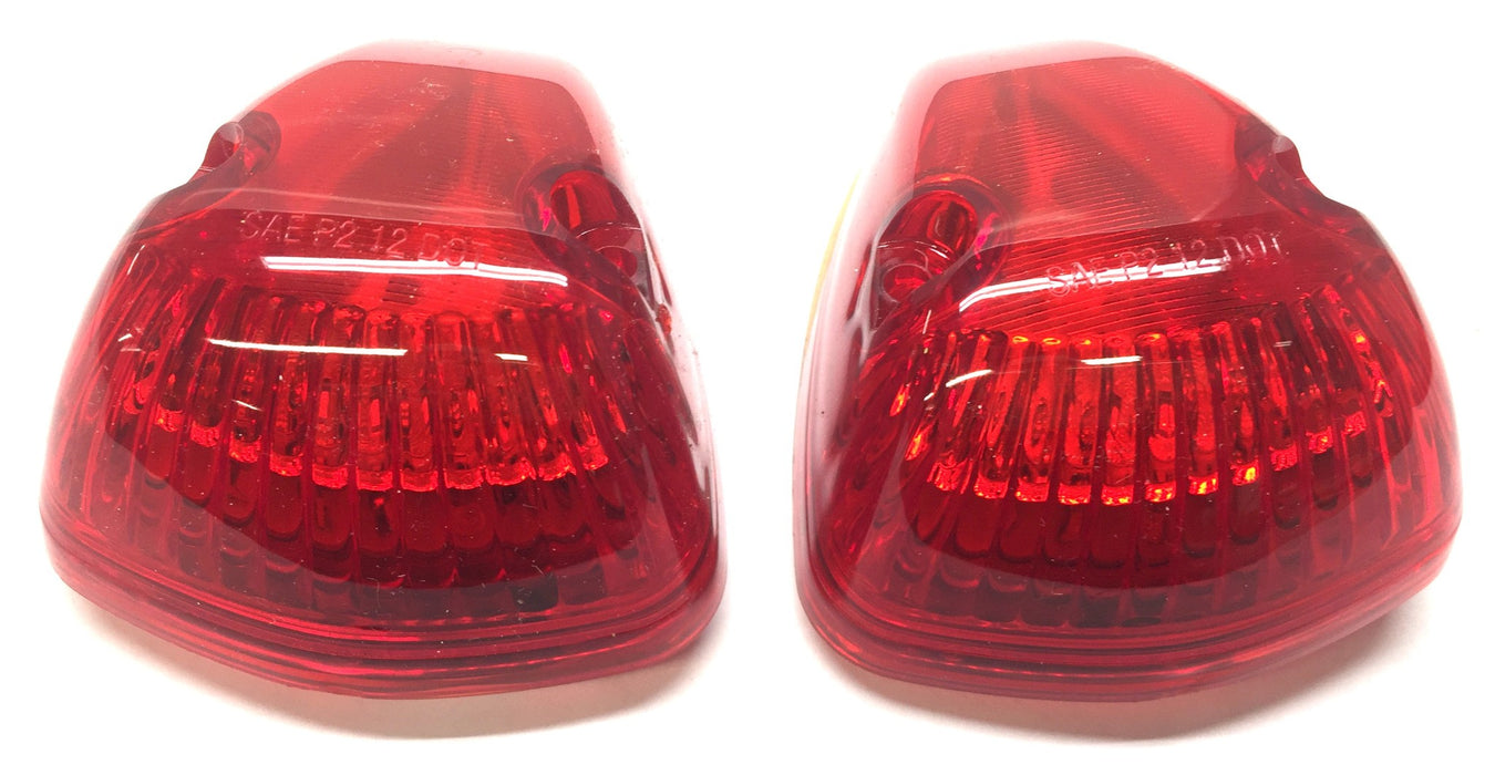 Unbranded Two-Wire Marker Red Lens Assembly 1803 [Lot of 2] NOS
