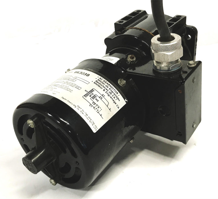 Dayton 6K303B Gear Motor 151-A00-0010 USED