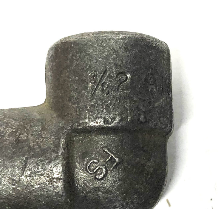 Bonney Forged Steel 90 Degree 3/8 Inch Elbow Fitting 2MA105J795 [Lot of 4] NOS
