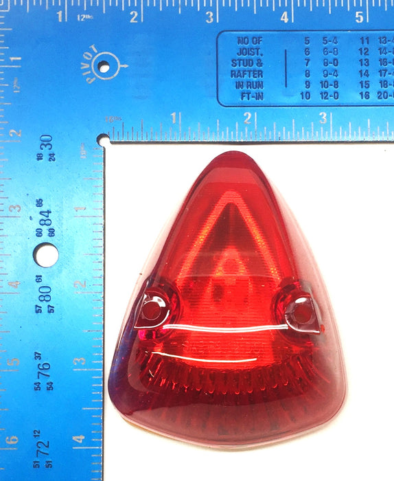 Unbranded Two-Wire Marker Red Lens Assembly 1803 [Lot of 2] NOS