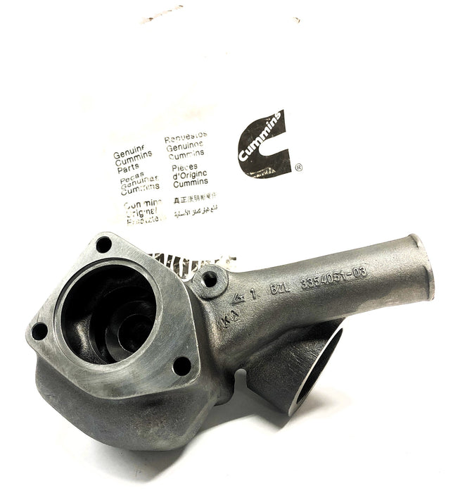 Cummins OEM Thermostat Housing 3354061 (1-BZL-3354061-03) NOS