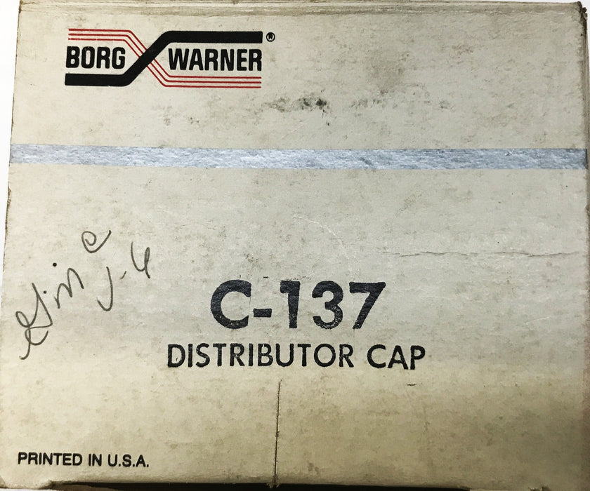 Borg-Warner Distributor Cap C-137 [Lot of 2] NOS