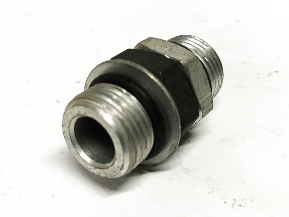 Parker 7/16 inch Straight Hydraulic Adapter [Lot of 4] NOS