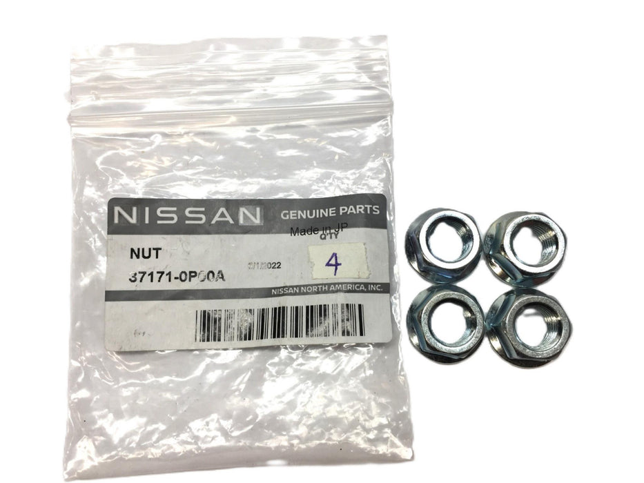 Nissan Group Hex Nut 37171-0P00A [Lot of 4] NOS