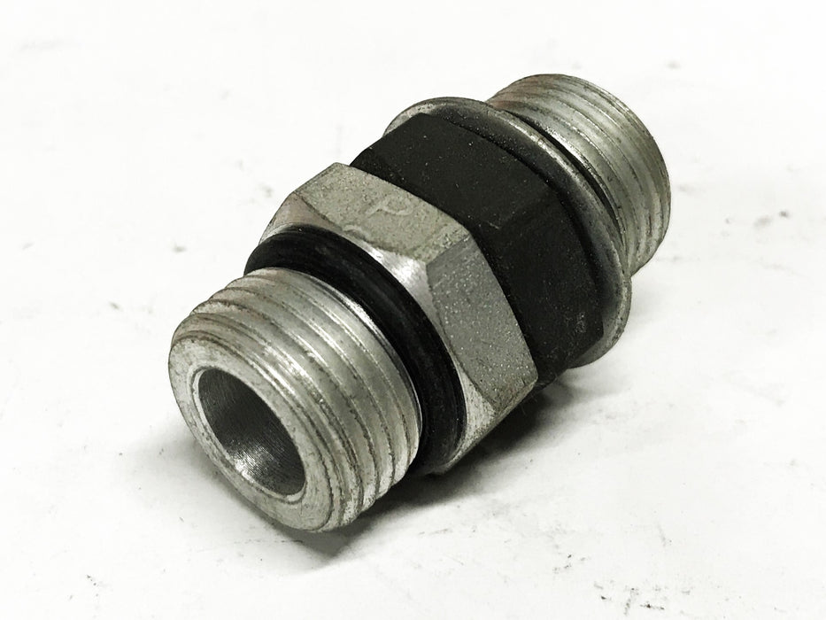Parker 7/16 inch Straight Hydraulic Adapter [Lot of 4] NOS