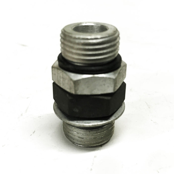 Parker 7/16 inch Straight Hydraulic Adapter [Lot of 4] NOS