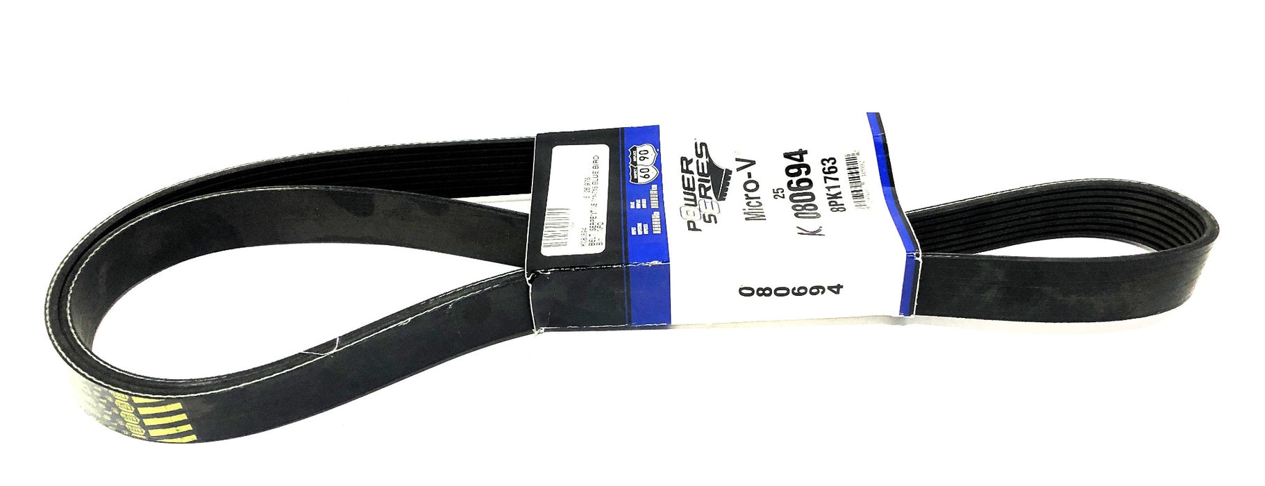 Gates Power Series Micro-V Serpentine Belt K080694 (8PK1763) NOS