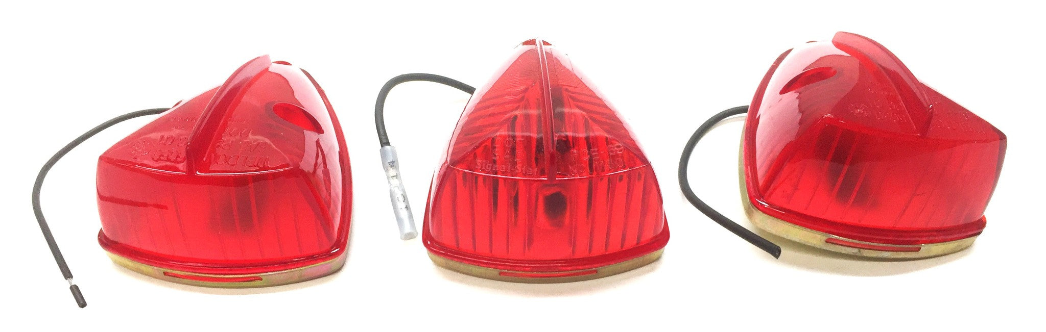 Truck-Lite One-Wire Marker Red Lens Assembly (No Unit Pad) 26354R [Lot of 3] NOS