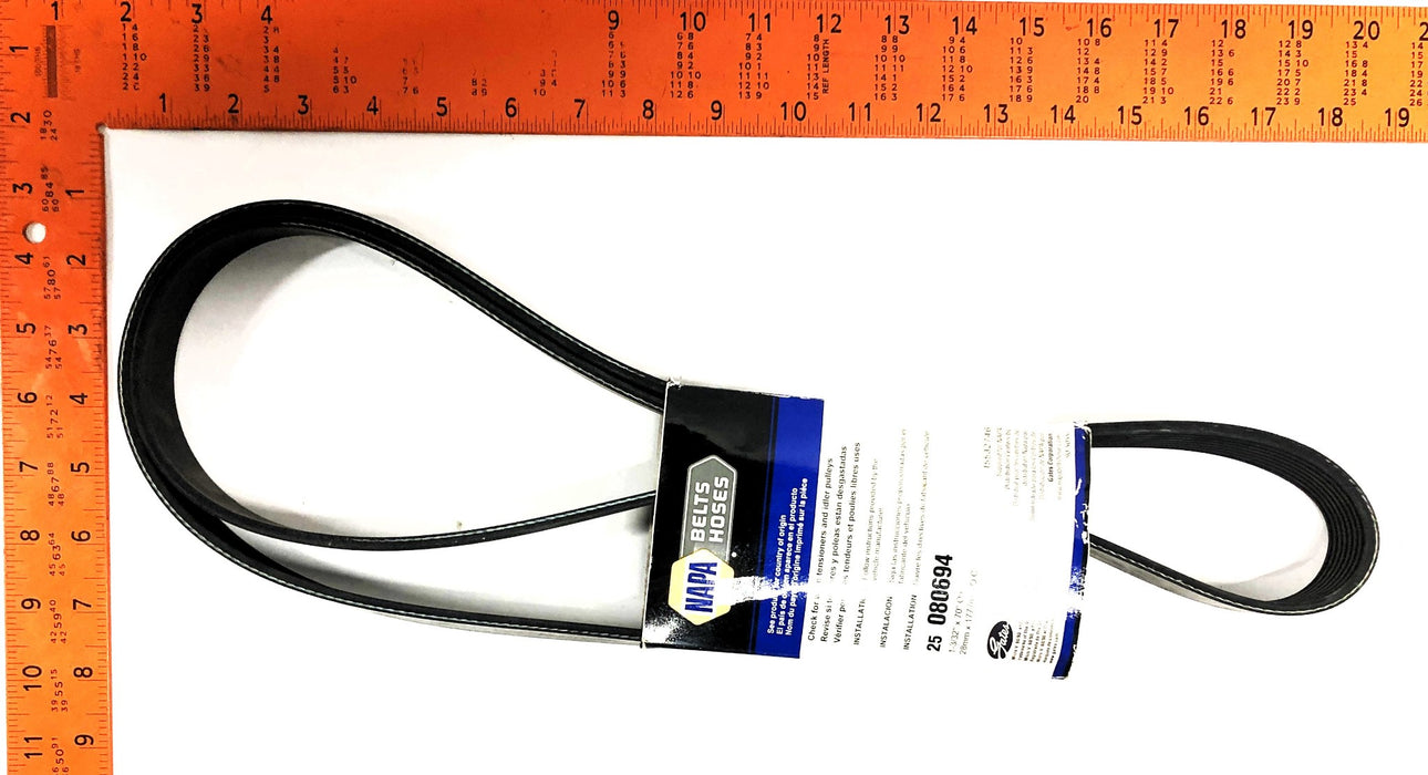 Gates Power Series Micro-V Serpentine Belt K080694 (8PK1763) NOS